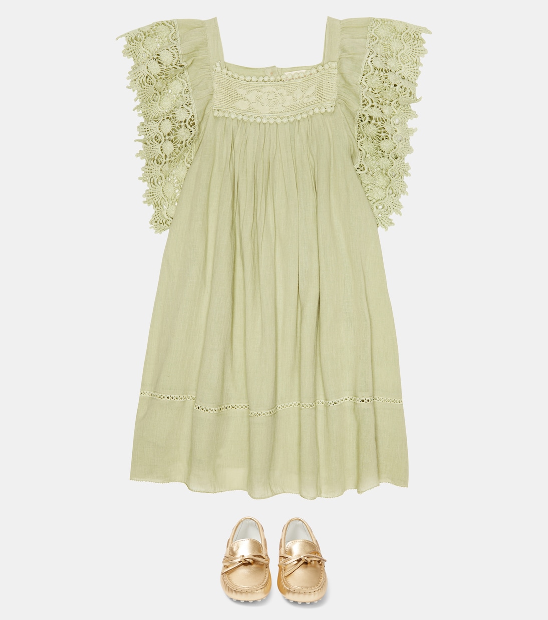 Gommino metallic leather loafers | Tod's Junior