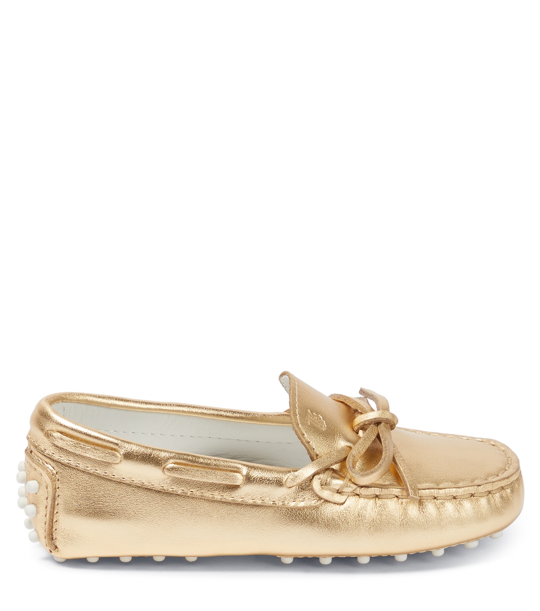 Gommino metallic leather loafers | Tod's Junior