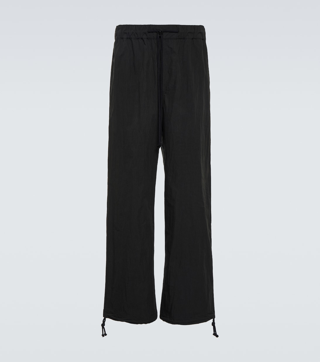Cotton-blend high-rise pants | Commas