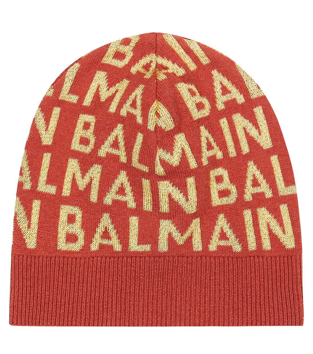 Logo wool-blend beanie | Balmain Kids