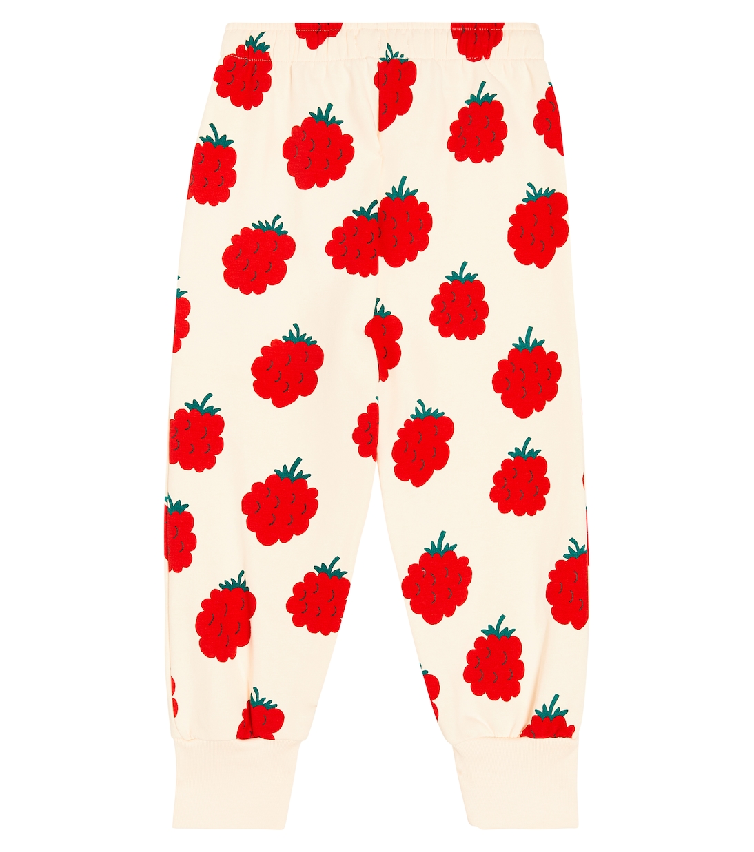 Raspberries cotton jersey sweatpants | Tinycottons