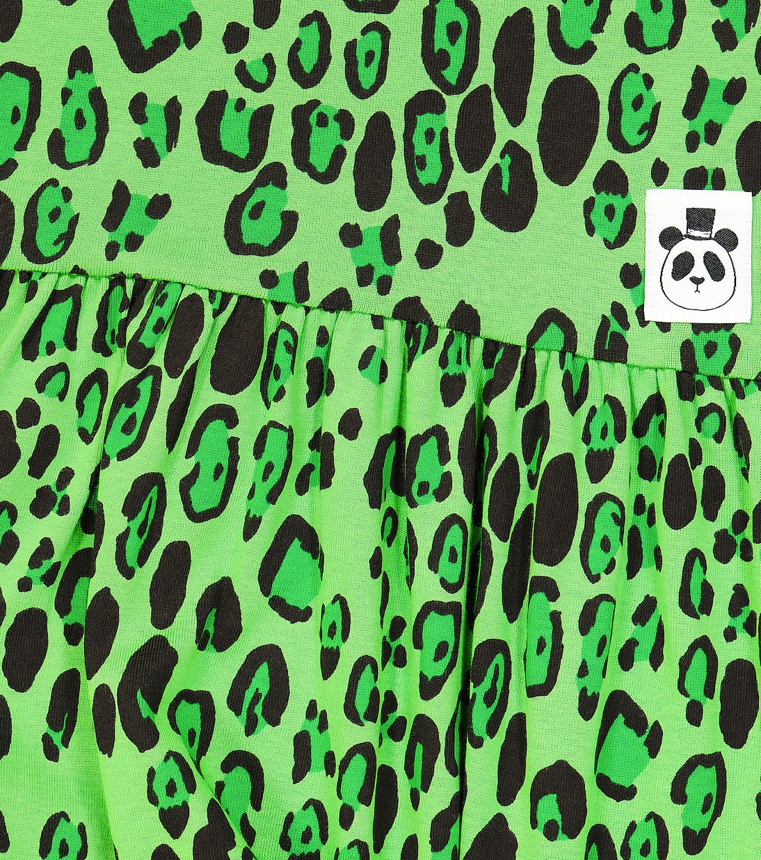 Robe en coton à motif léopard | Mini Rodini