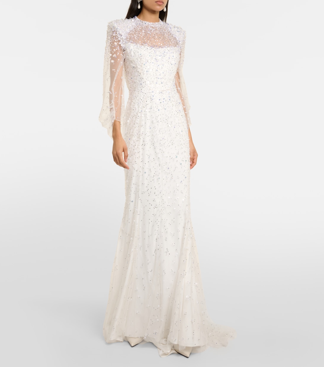 Bridal Robe Hedda mit Kristallen | Jenny Packham