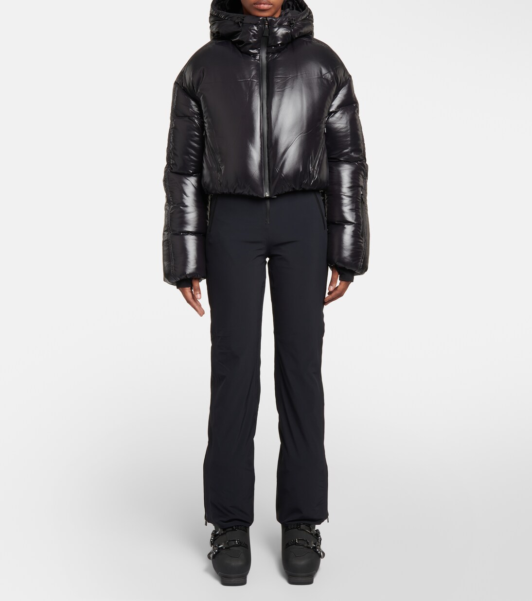 Daisy cropped down ski jacket | Aztech Mountain