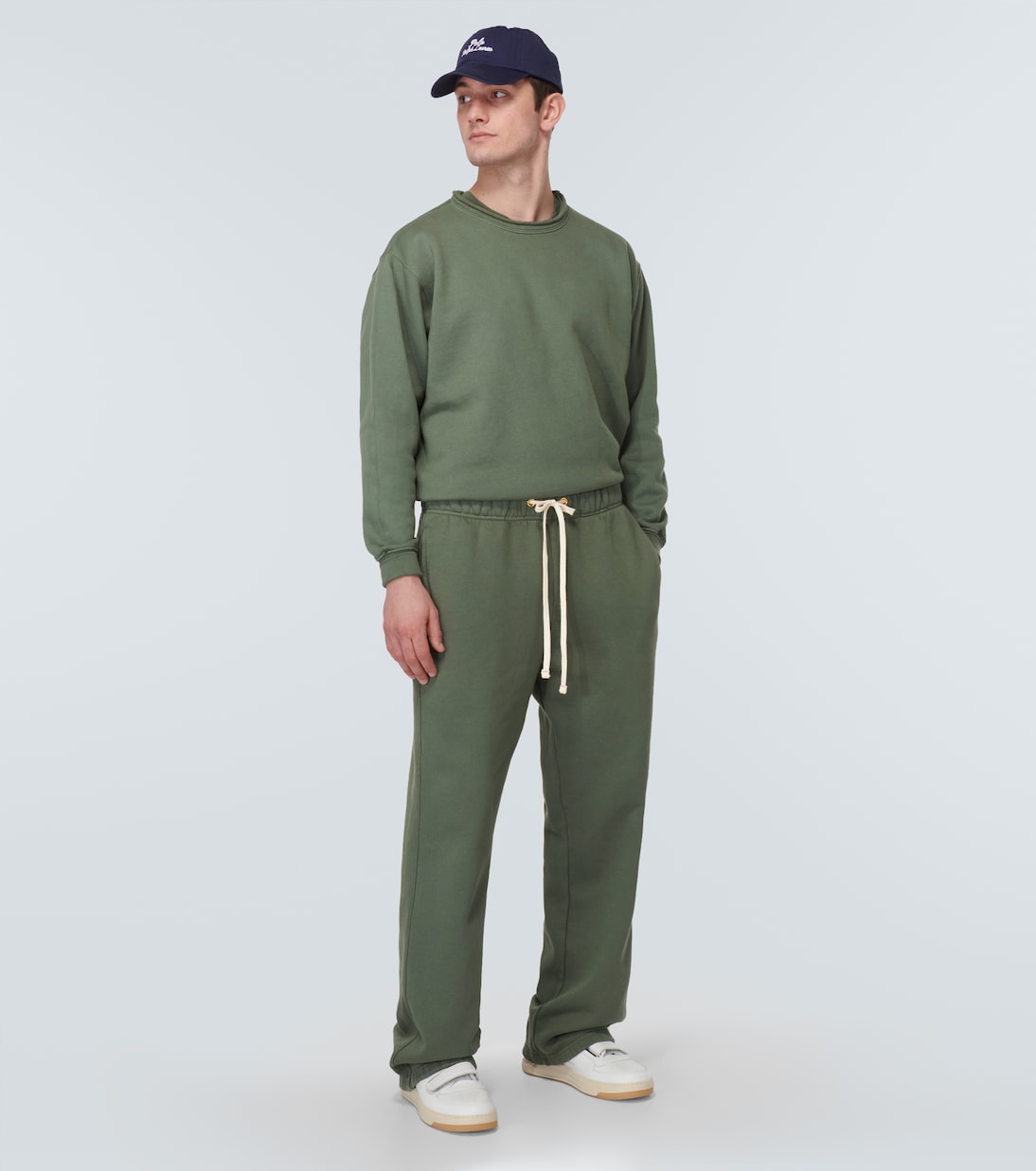 Cotton fleece sweatpants | Les Tien