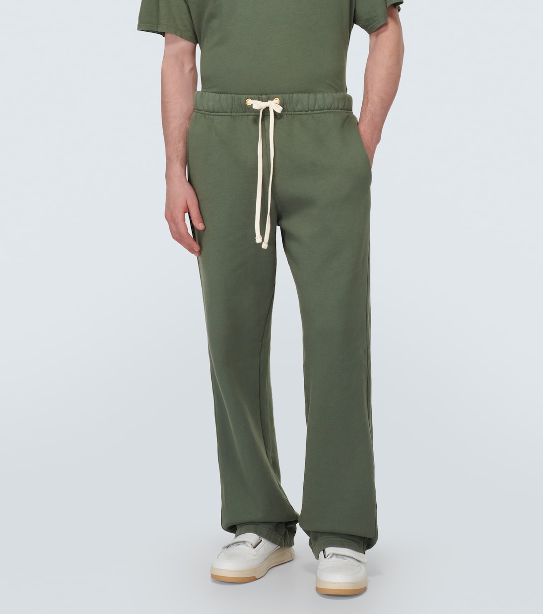 Cotton fleece sweatpants | Les Tien