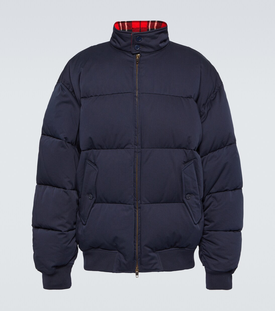 Cut-Up Harrington twill down jacket | Balenciaga