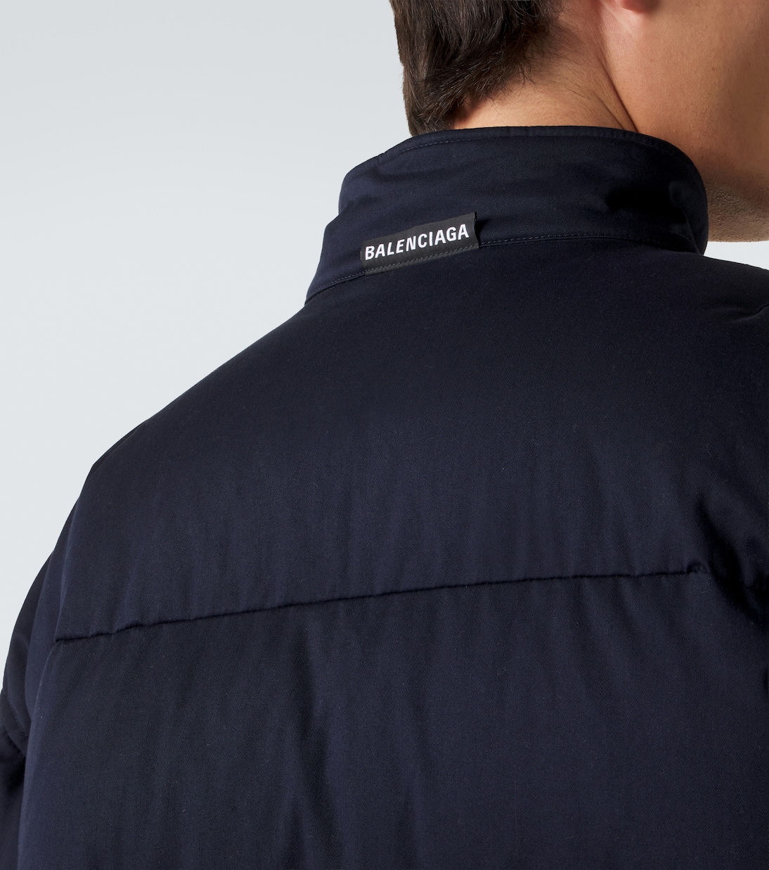 Cut-Up Harrington twill down jacket | Balenciaga