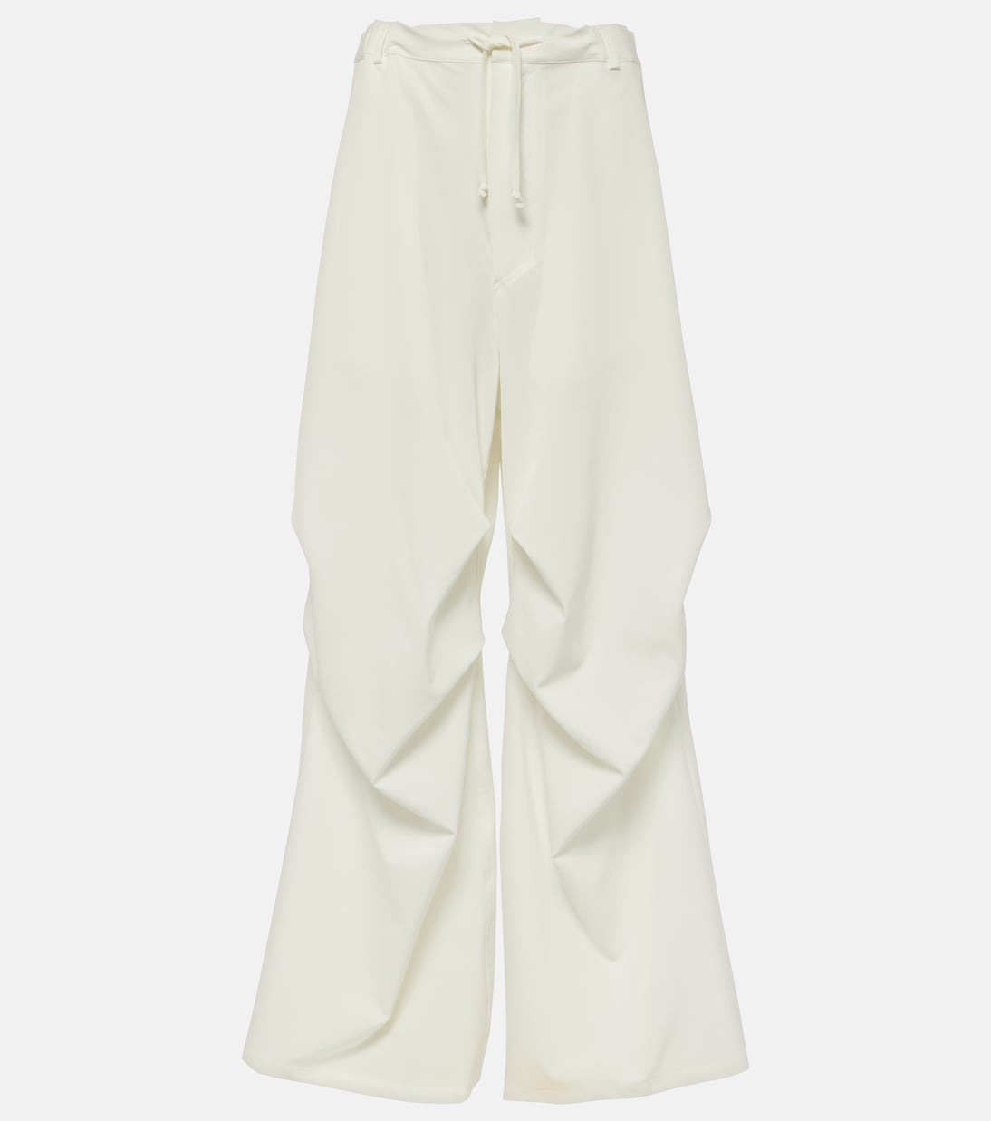 Weite High-Rise-Hose aus Twill | MM6 Maison Margiela