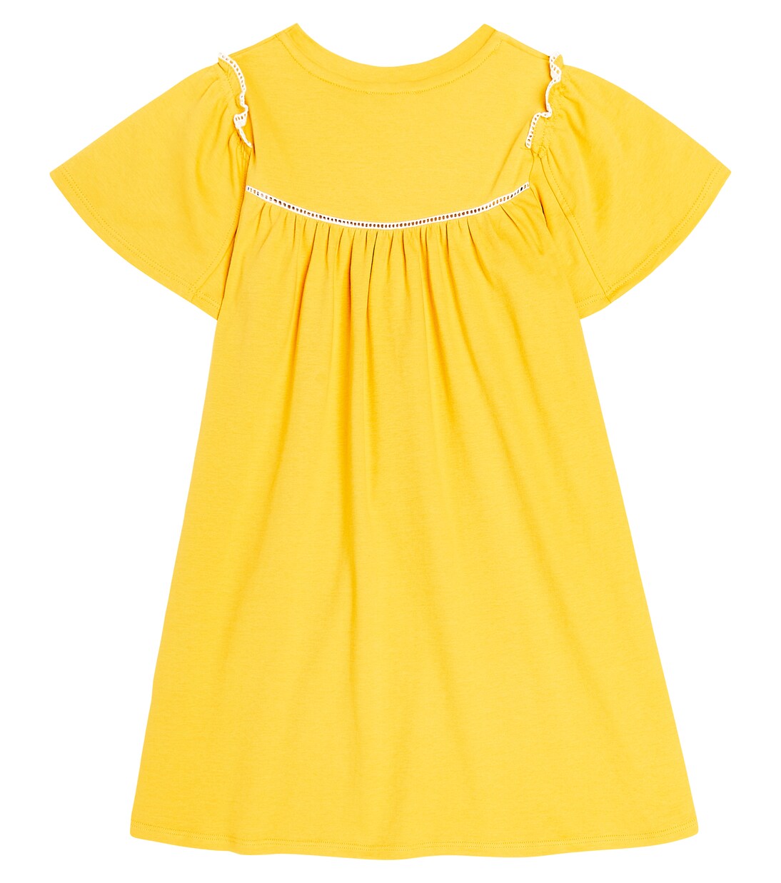 Ruffled cotton dress | Chloé Kids