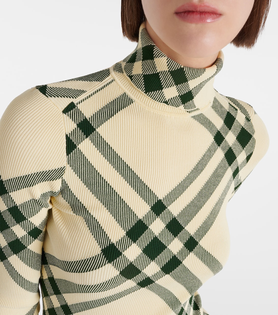 Rollkragenpullover Burberry Check | Burberry
