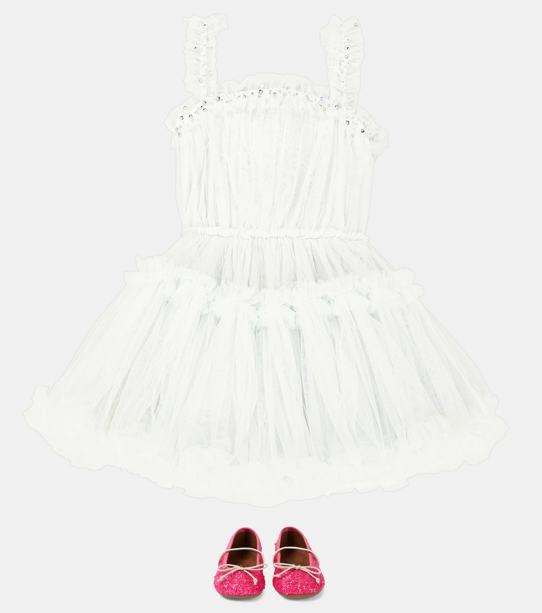 Paillettes sequined ballet flats | PèPè