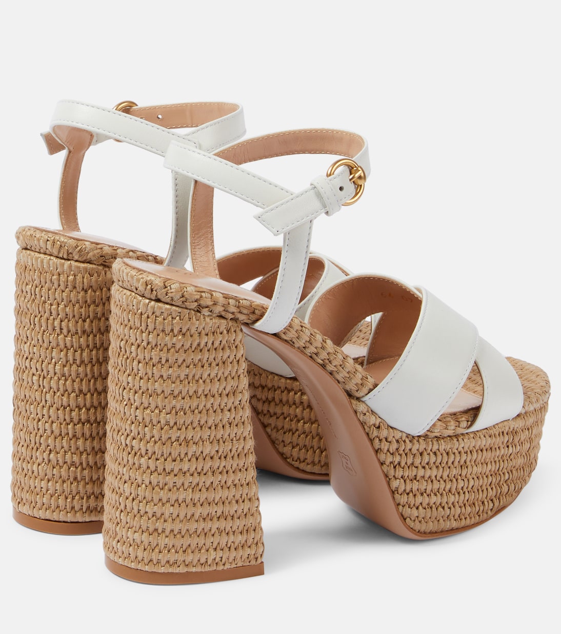 Plateausandalen aus Leder | Gianvito Rossi