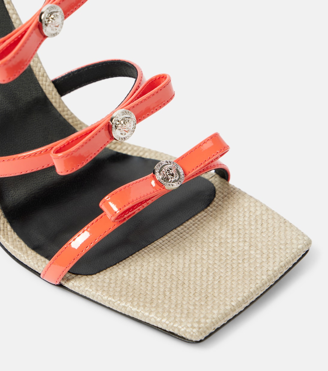 Gianni Ribbon 95皮革凉鞋 | Versace