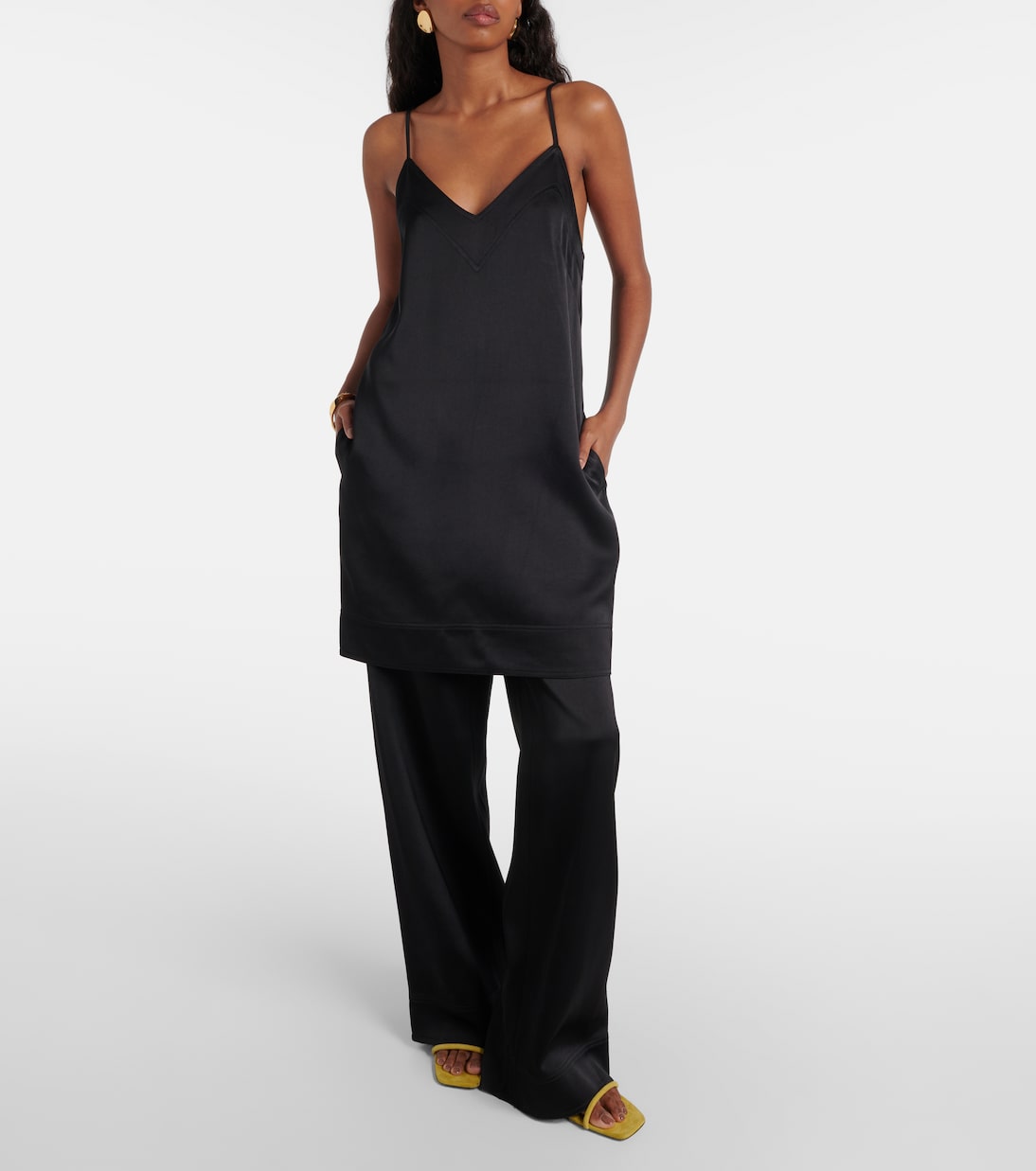 Robe en satin | Toteme