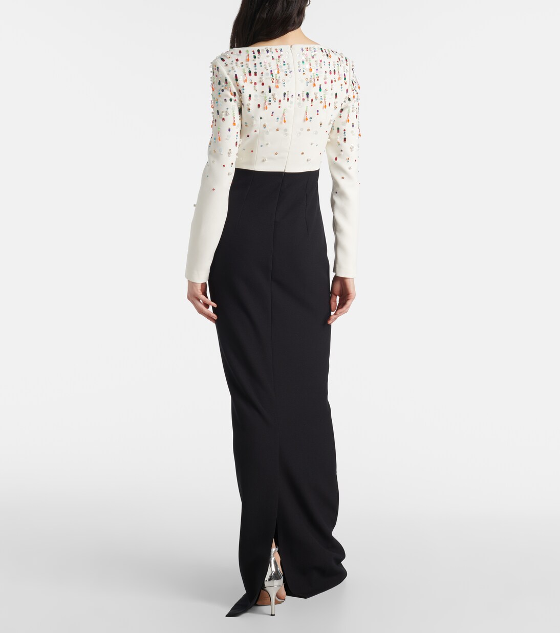 Robe longue Racha brodée | Safiyaa