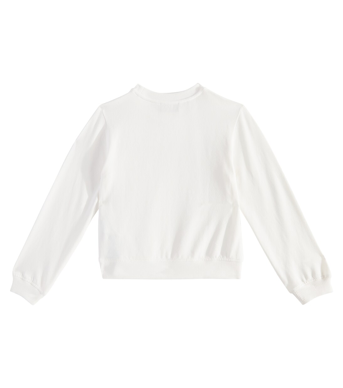 Printed cotton-blend sweatshirt | Moschino Kids
