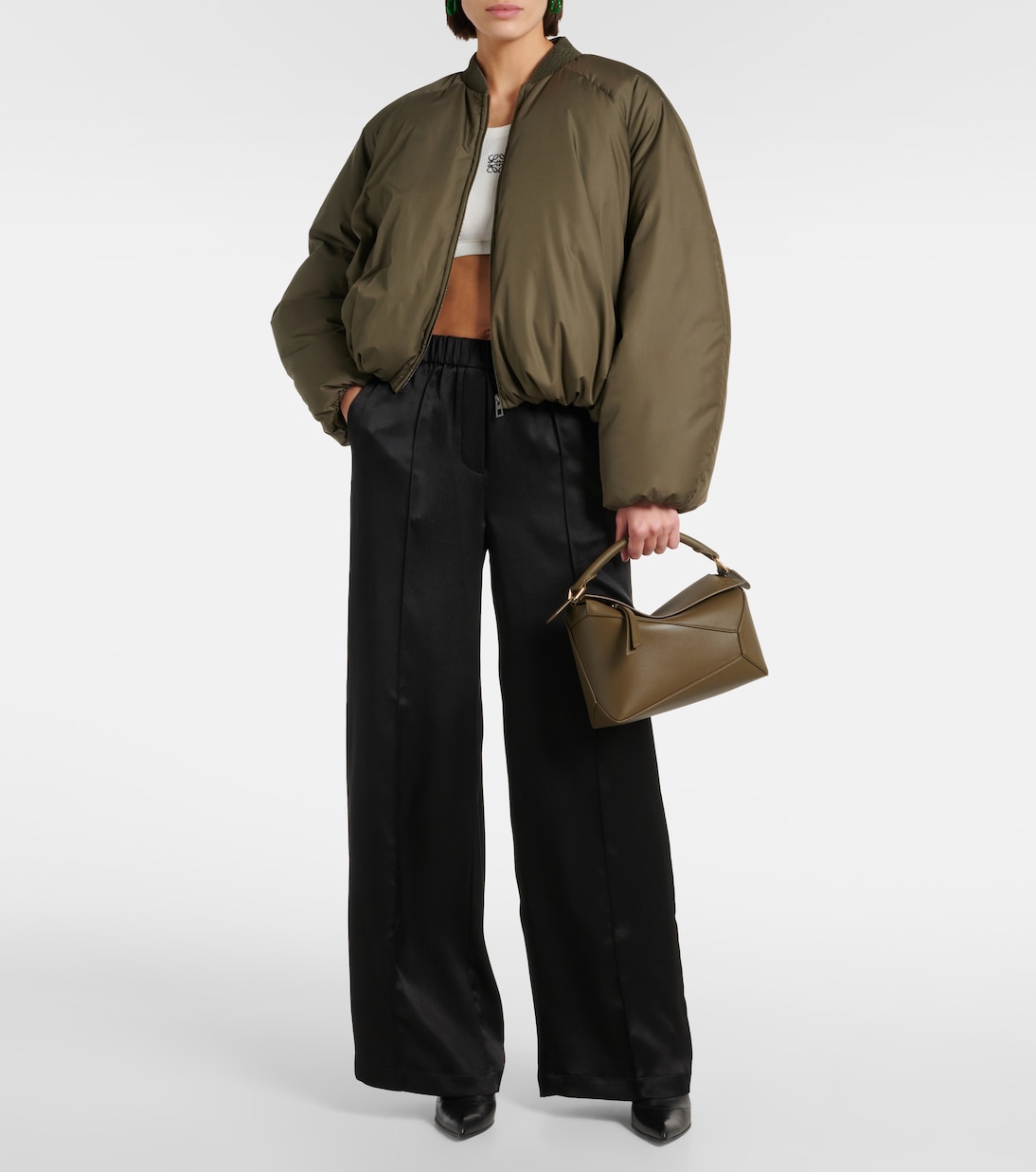 Tote Bag Puzzle Edge Small aus Leder | Loewe