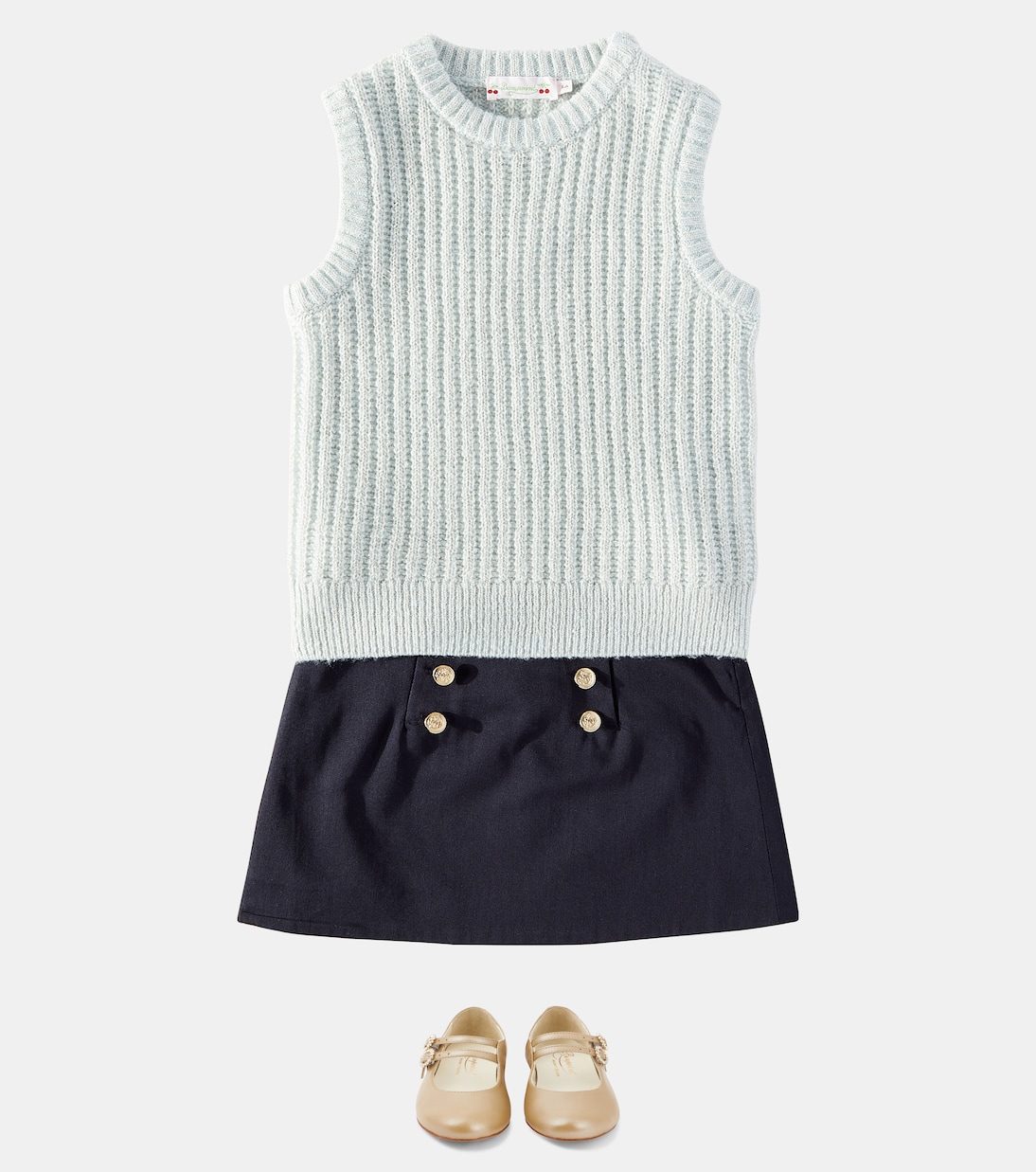 Gaia wool and cashmere-blend sweater vest | Bonpoint