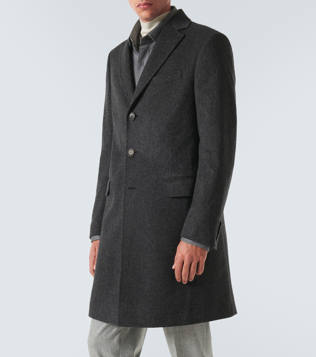 Wool and cashmere-blend overcoat | Zegna