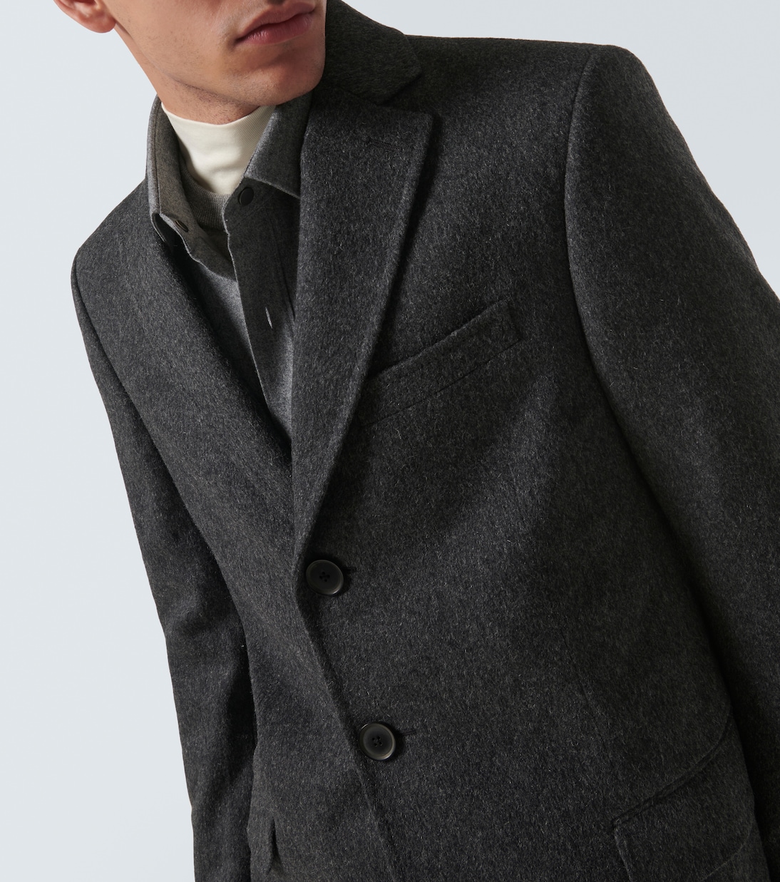 Wool and cashmere-blend overcoat | Zegna