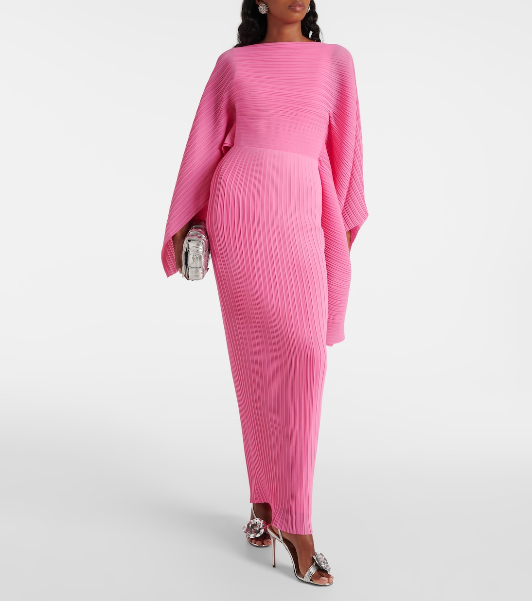 Maxikleid Adami aus Chiffon | Solace London