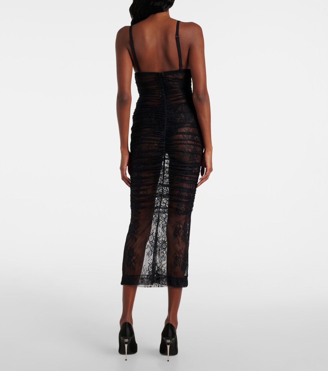 Robe midi en dentelle | Dolce&Gabbana