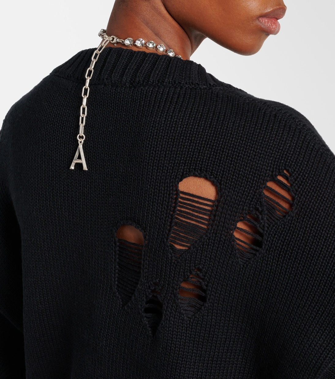 Verzierter Cardigan aus Baumwolle und Kaschmir | Area