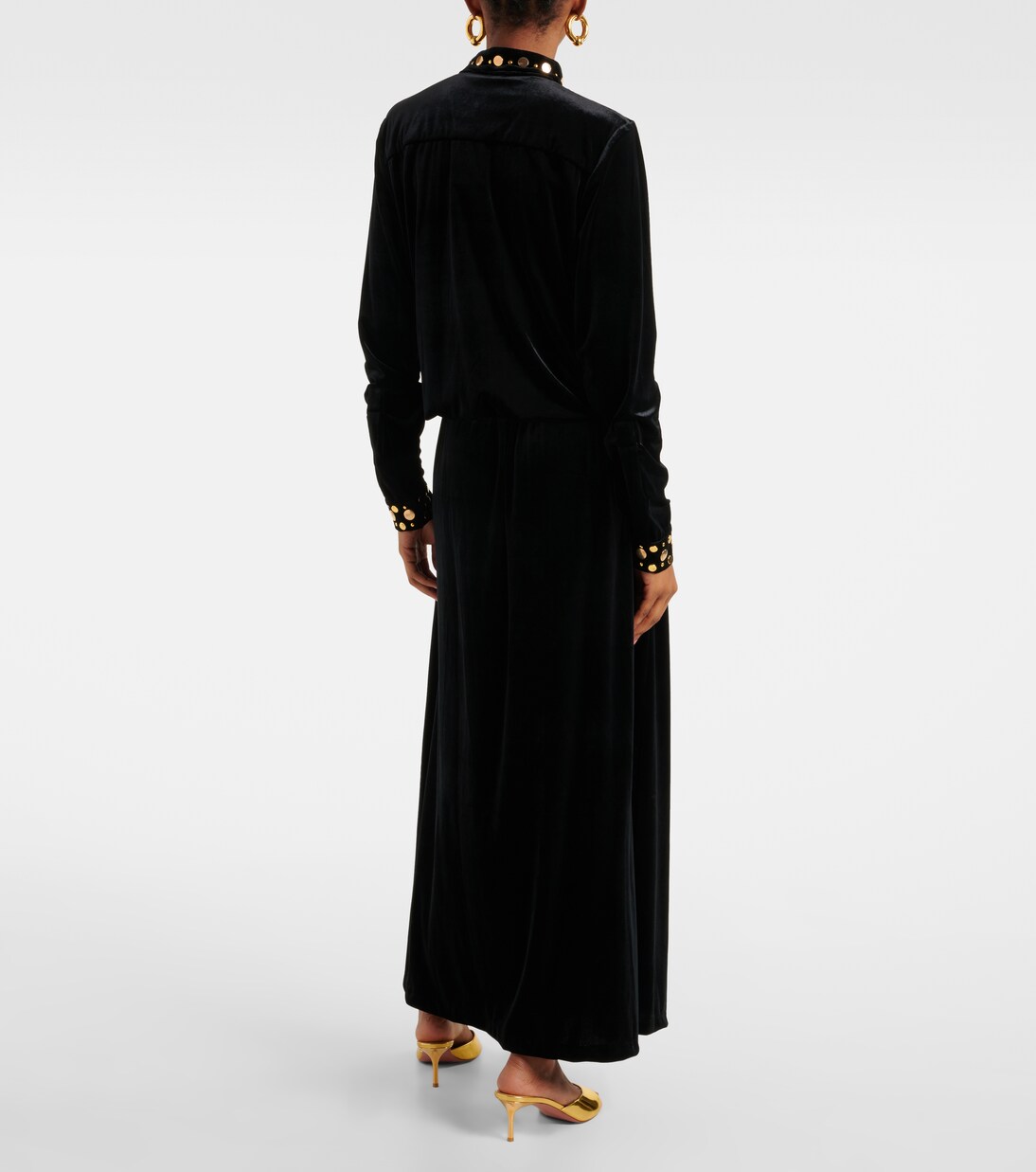 Arol studded velvet maxi dress | Dodo Bar Or