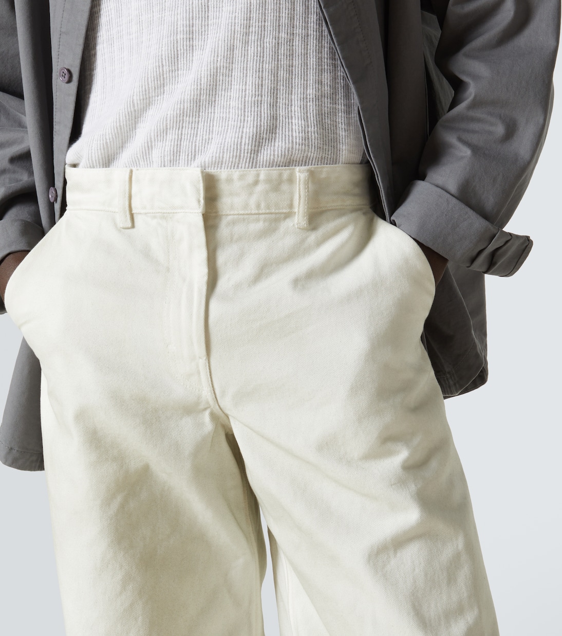 Mid-Rise Wide-Leg Jeans Dem | Entire Studios