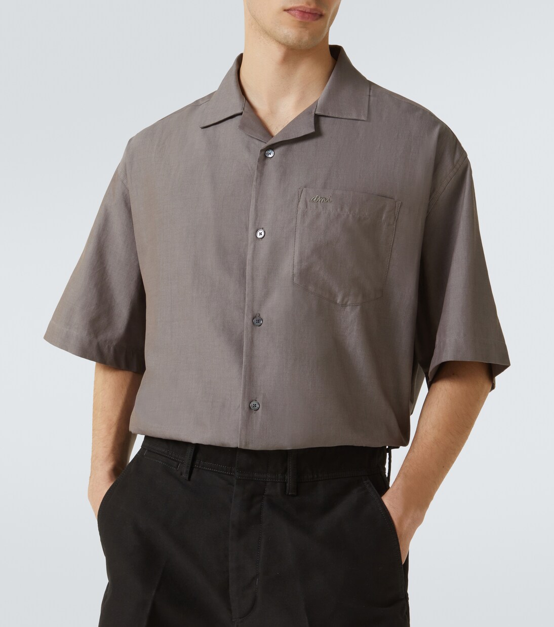 Cotton gabardine shirt | Ami Paris