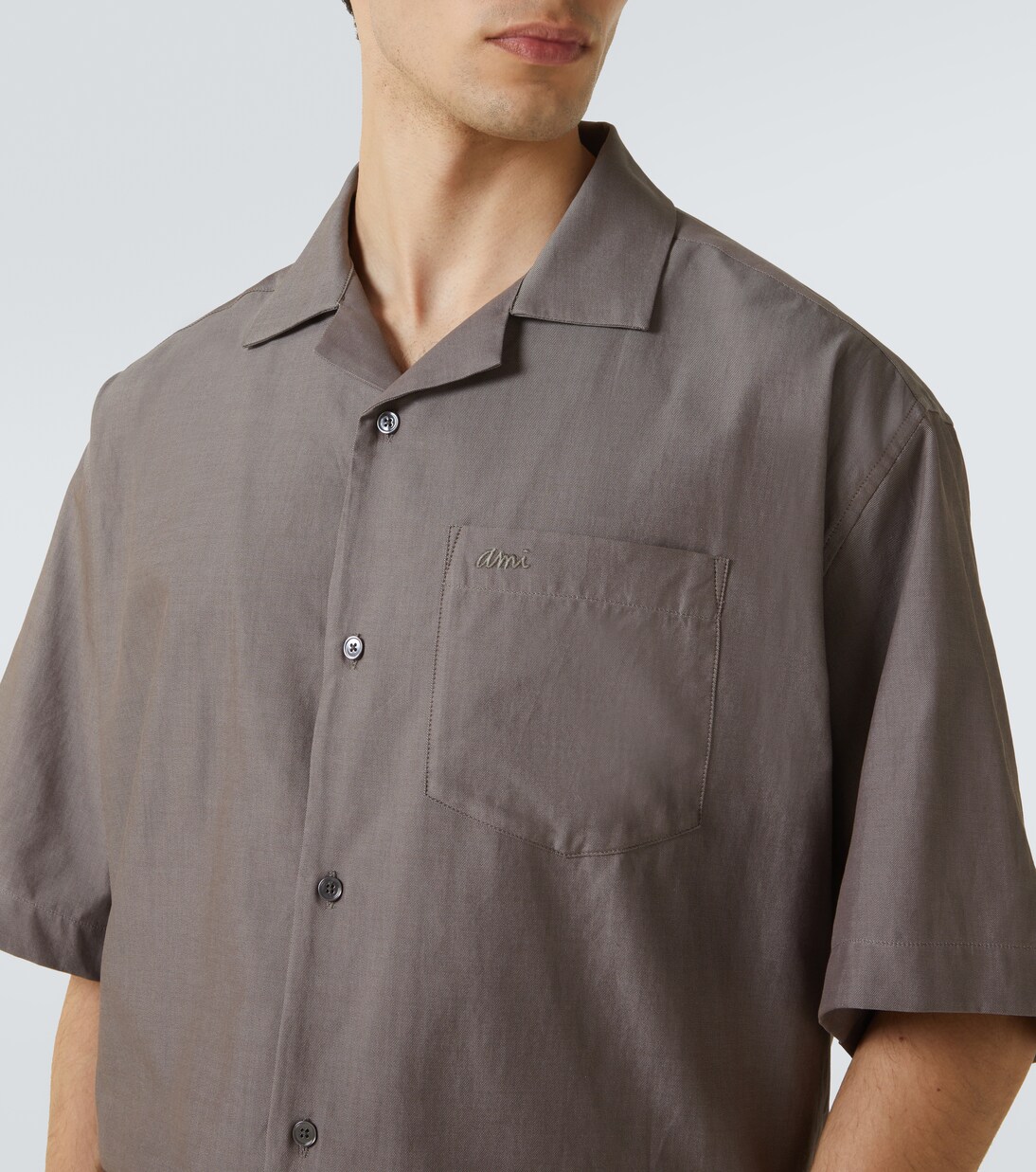 Cotton gabardine shirt | Ami Paris