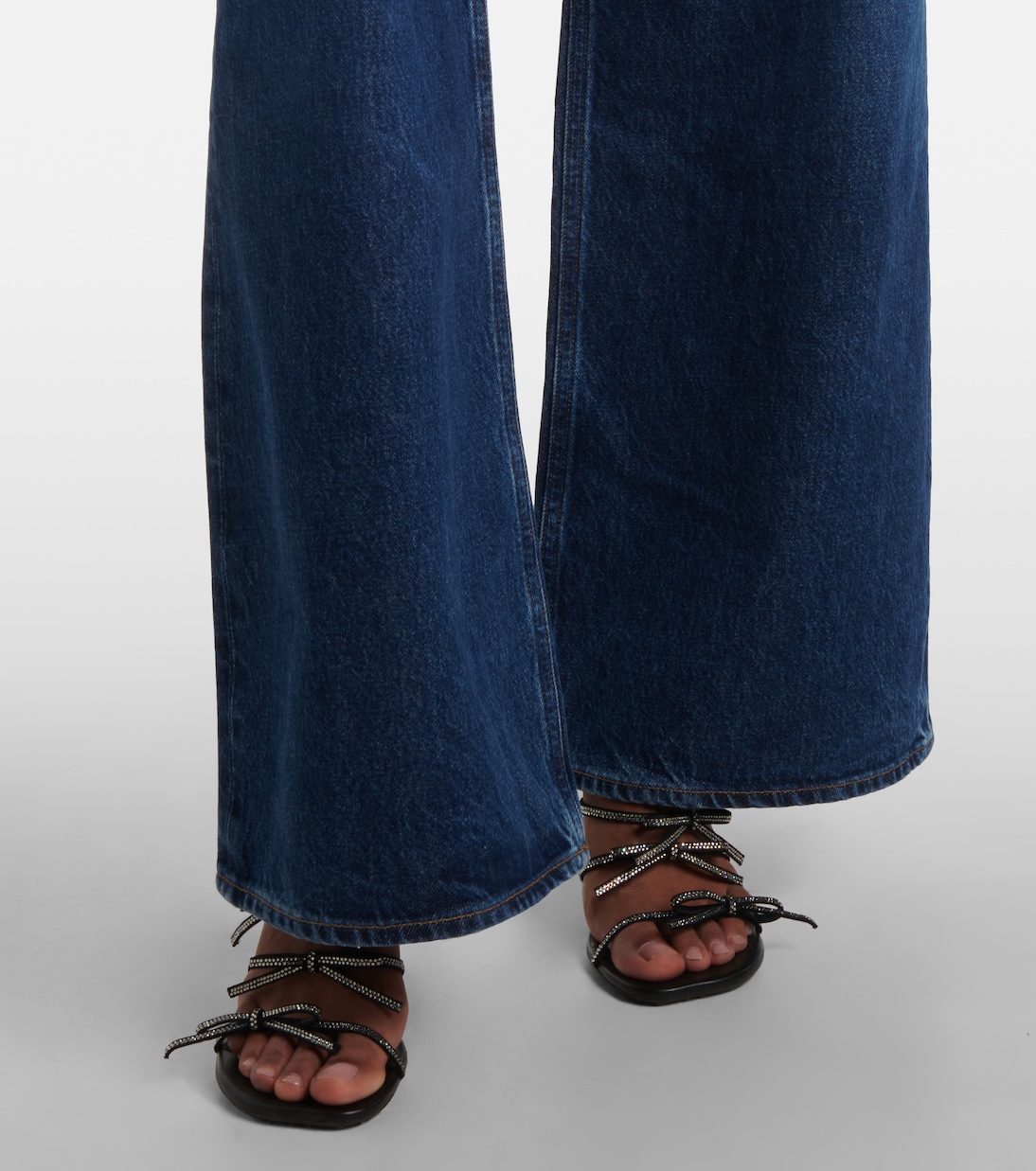 High-Rise Wide-Leg Jeans Dame Jean No Cuff | Agolde