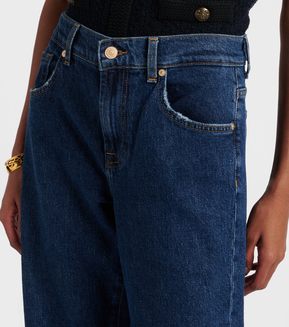 High-Rise Straight Jeans | 7 For All Mankind