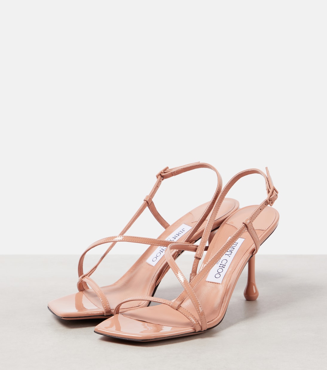 Etana 80 patent leather sandals  | Jimmy Choo