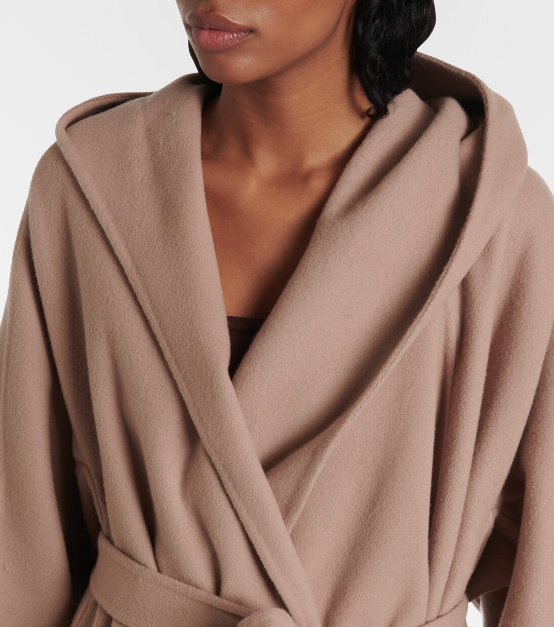 Wool and cashmere wrap coat | Alaïa