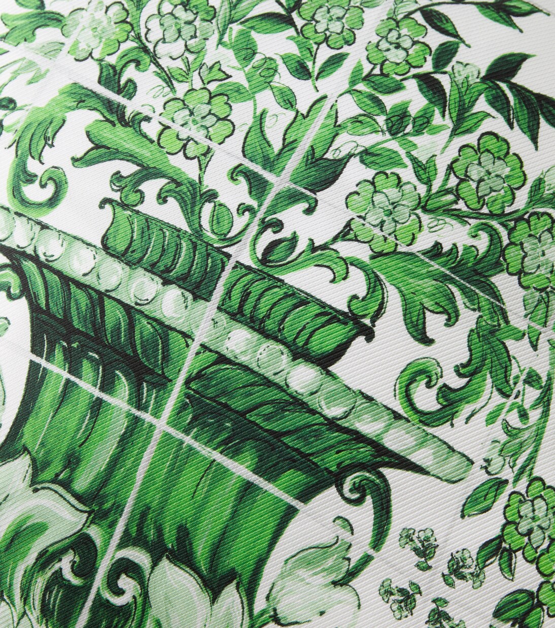 Small printed silk twill cushion | Dolce&Gabbana Casa