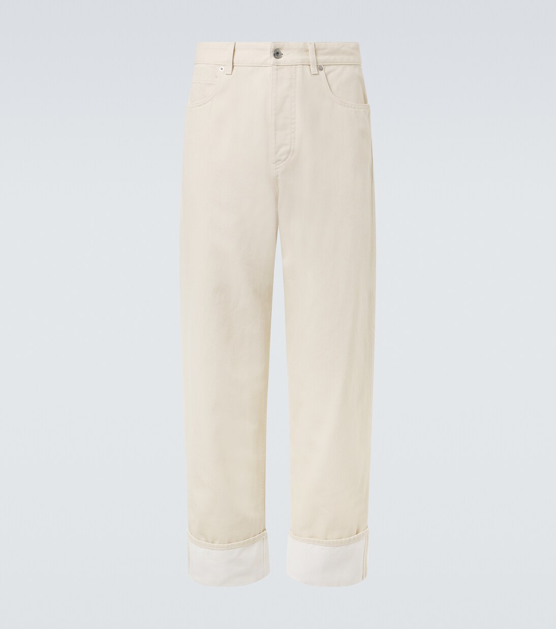 Patch-appliqué wide-leg jeans | Bottega Veneta