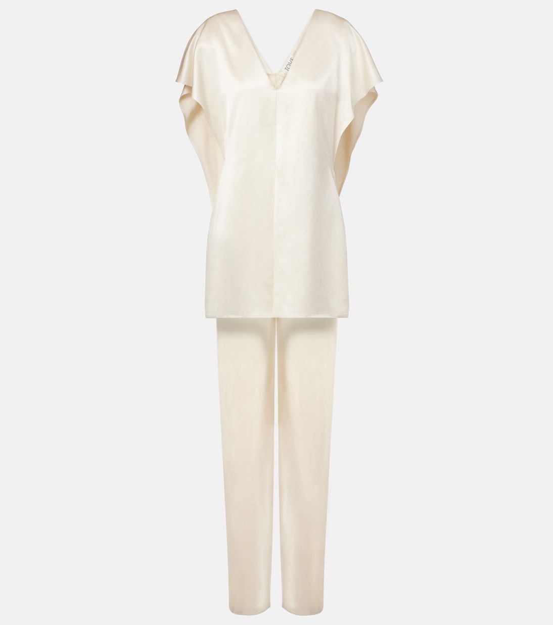 Sara caped satin top | Tove