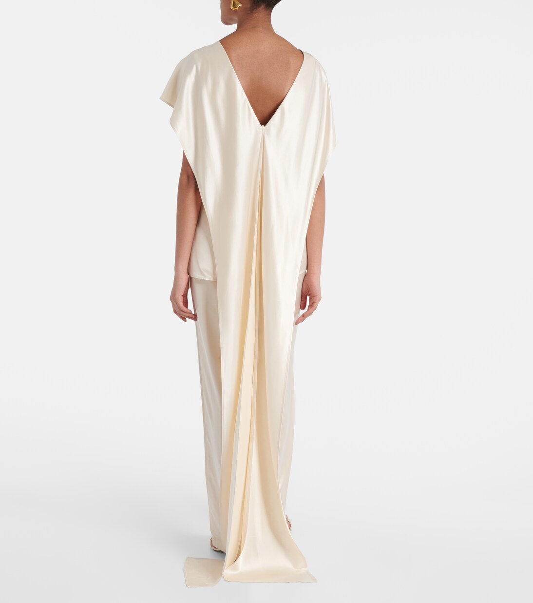 Sara caped satin top | Tove