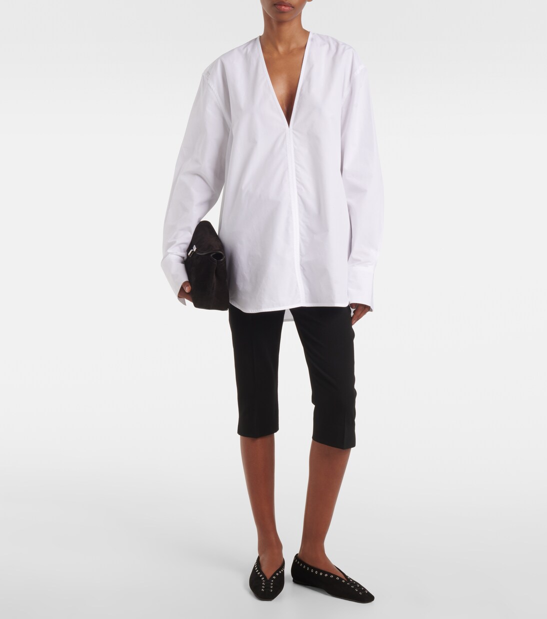 Pantalones capri en mezcla de lana | Toteme