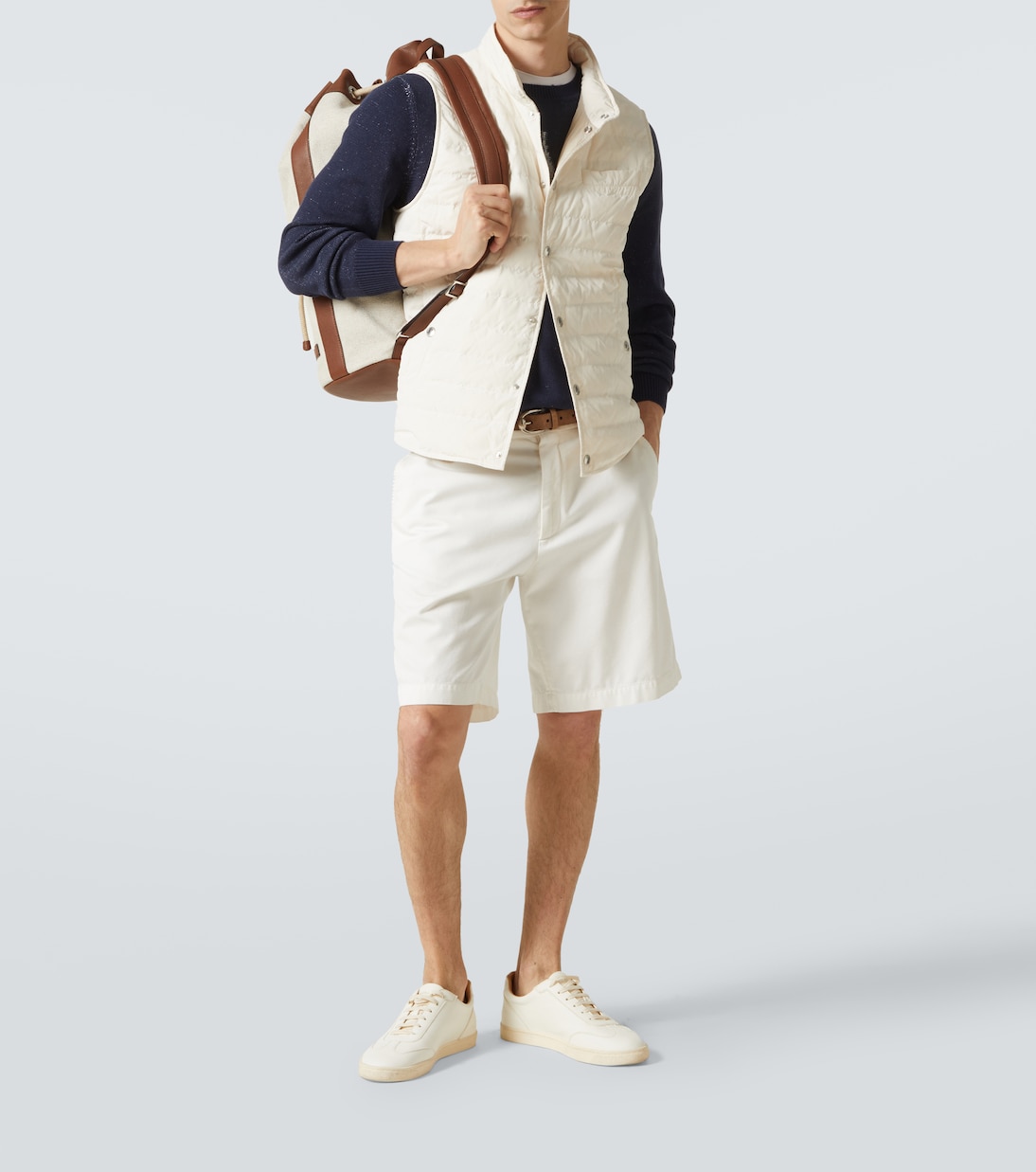 Chaleco de plumas acolchado | Brunello Cucinelli