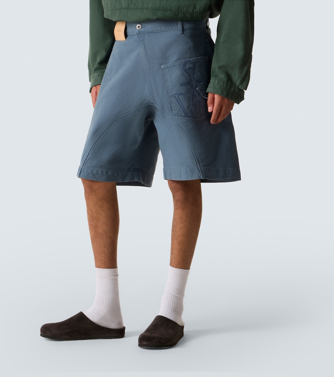 Bermuda-Shorts Twisted aus Baumwoll-Canvas | JW Anderson