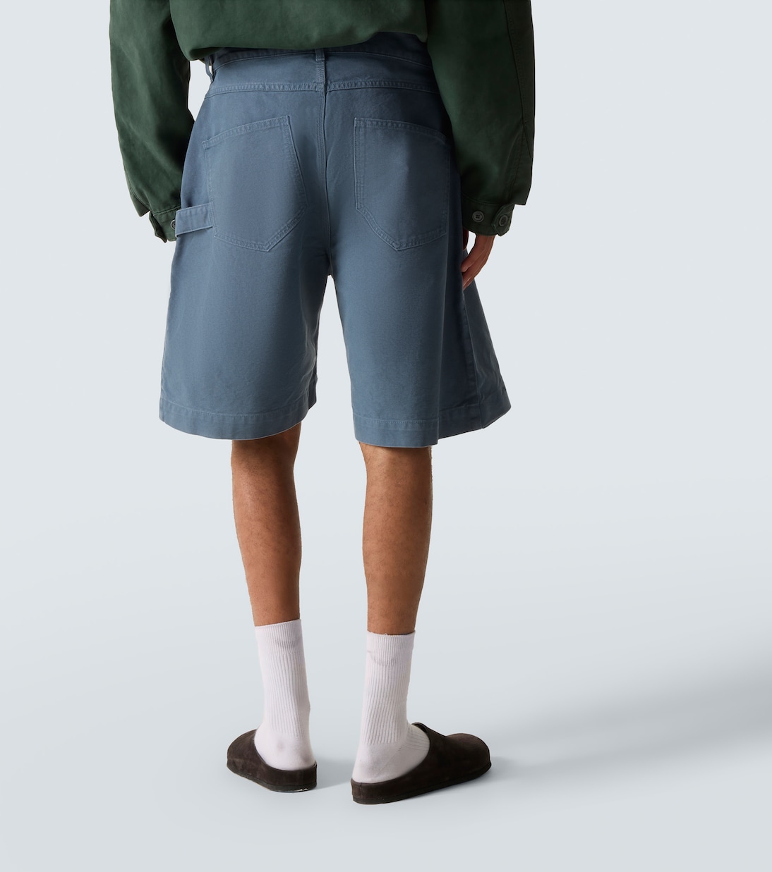 Bermuda-Shorts Twisted aus Baumwoll-Canvas | JW Anderson