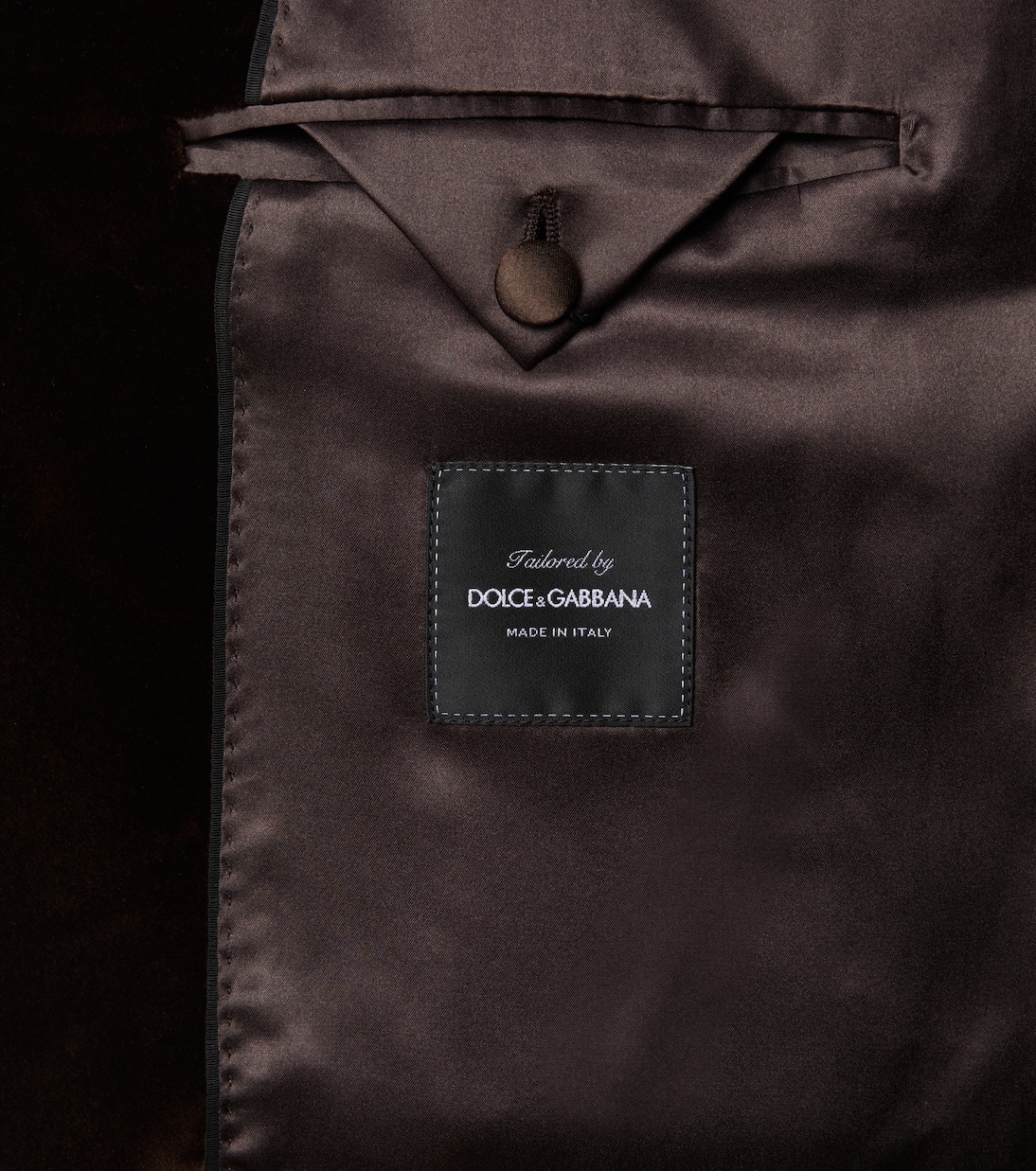 Cotton and silk velvet blazer | Dolce&Gabbana