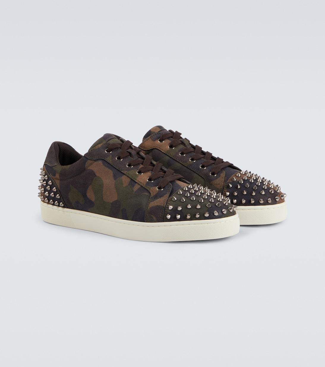 Seavaste camouflage spiked suede sneakers | Christian Louboutin