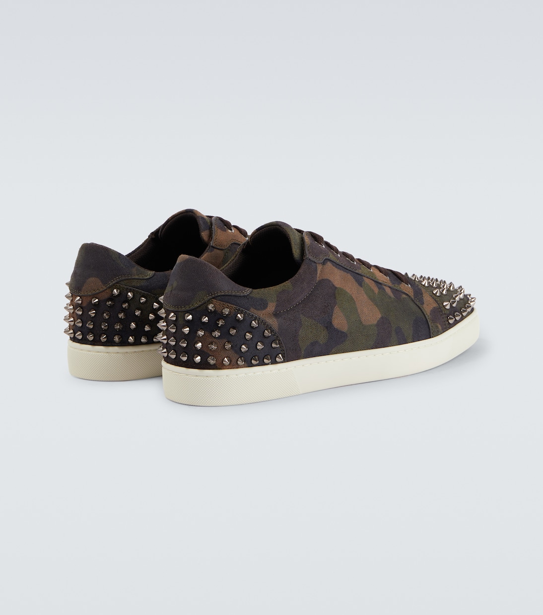 Seavaste camouflage spiked suede sneakers | Christian Louboutin