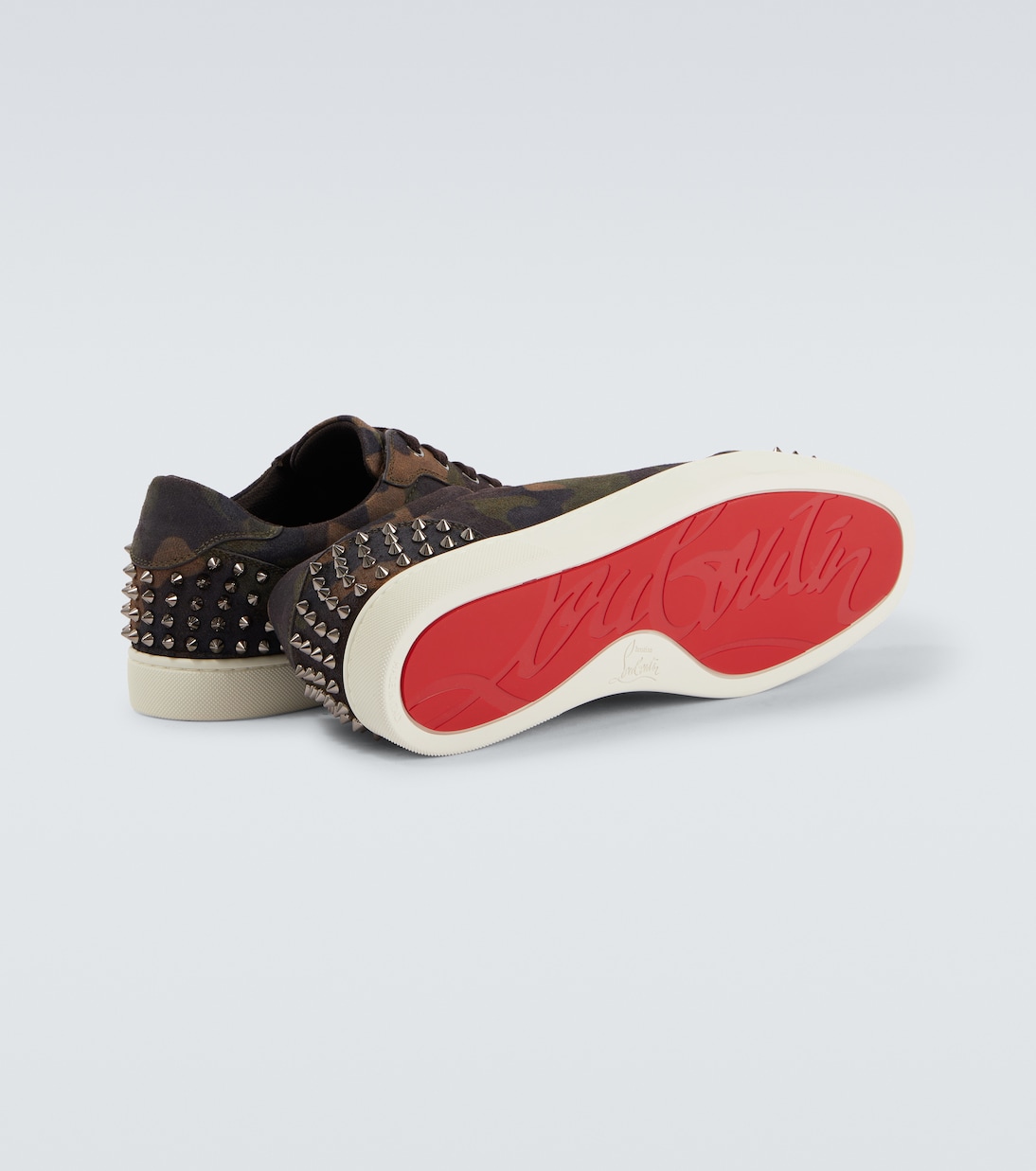 Seavaste camouflage spiked suede sneakers | Christian Louboutin