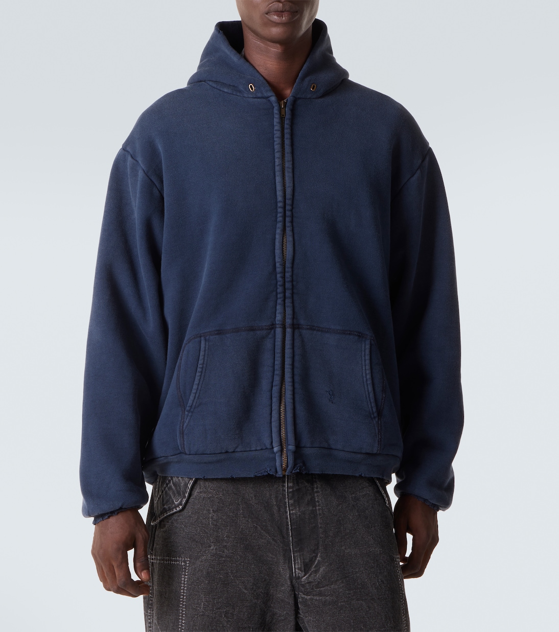 Vintage cotton zip-up hoodie | A.Presse