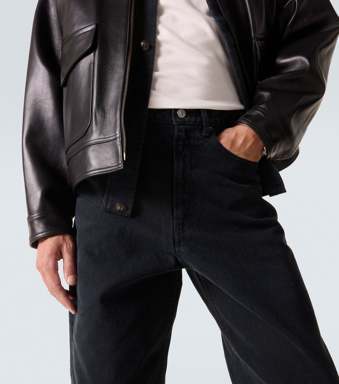 High-Rise Wide-Leg Jeans | A.Presse